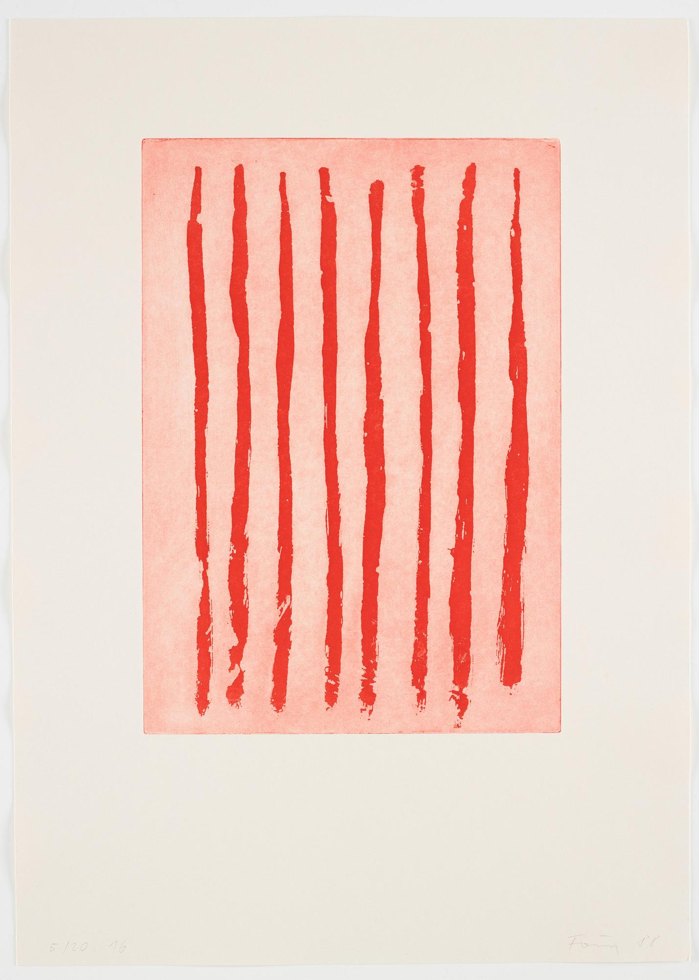 Günter Förg, "Linien I".