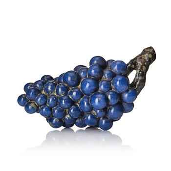 119. Hans Hedberg, a faience sculpture of a bunch of grapes, Biot, France.