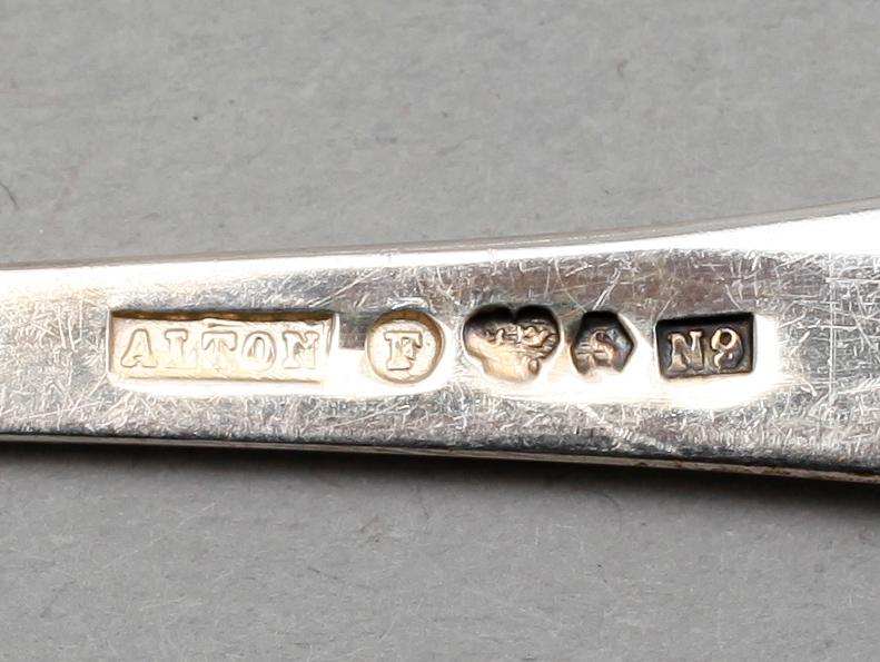 KAFFESKEDAR, 24 st, silver, Alton, 1965. Vikt 266 g.
