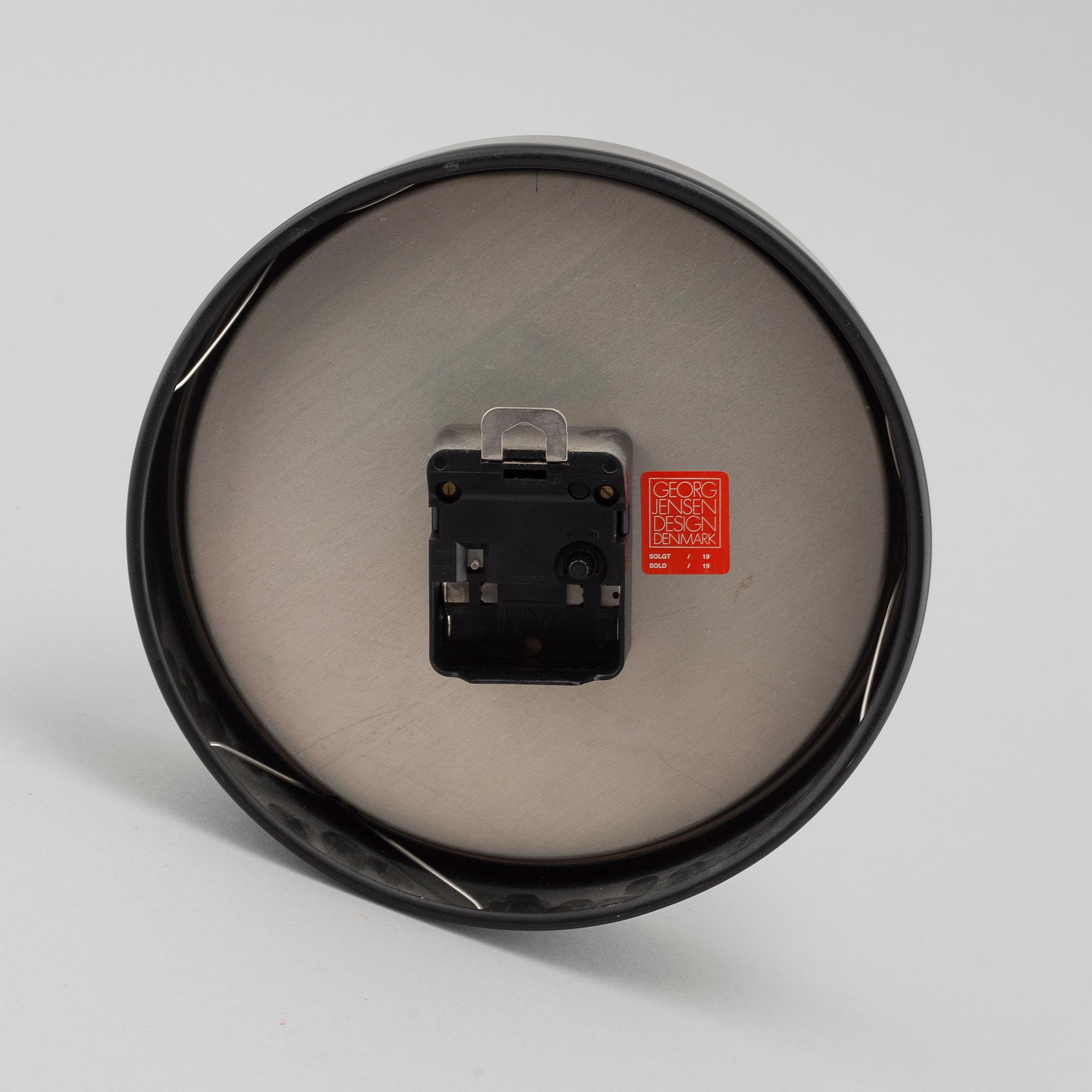 A wall clock from Georg Jensen, 21th century.