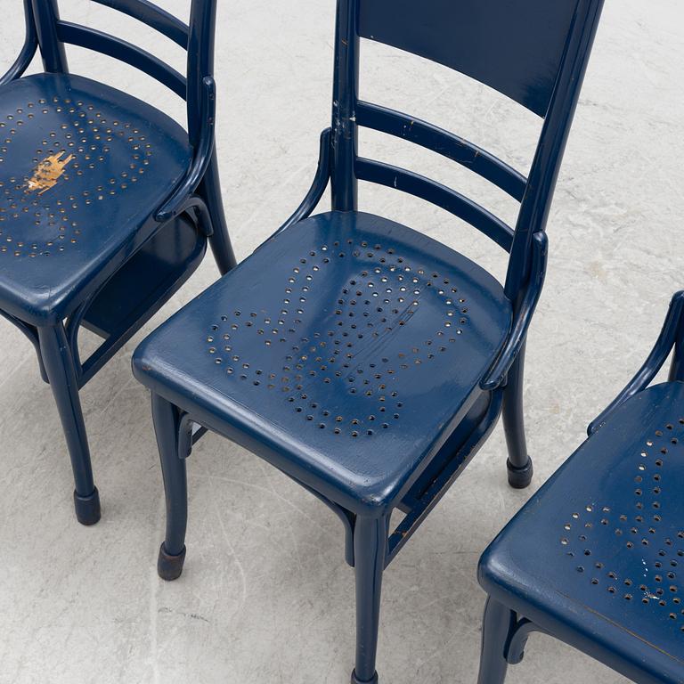 Gemla, three 'Telephone chairs', early 20th century.