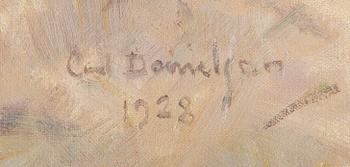 Carl Otto Danielson, Hunting Dog with Prey.