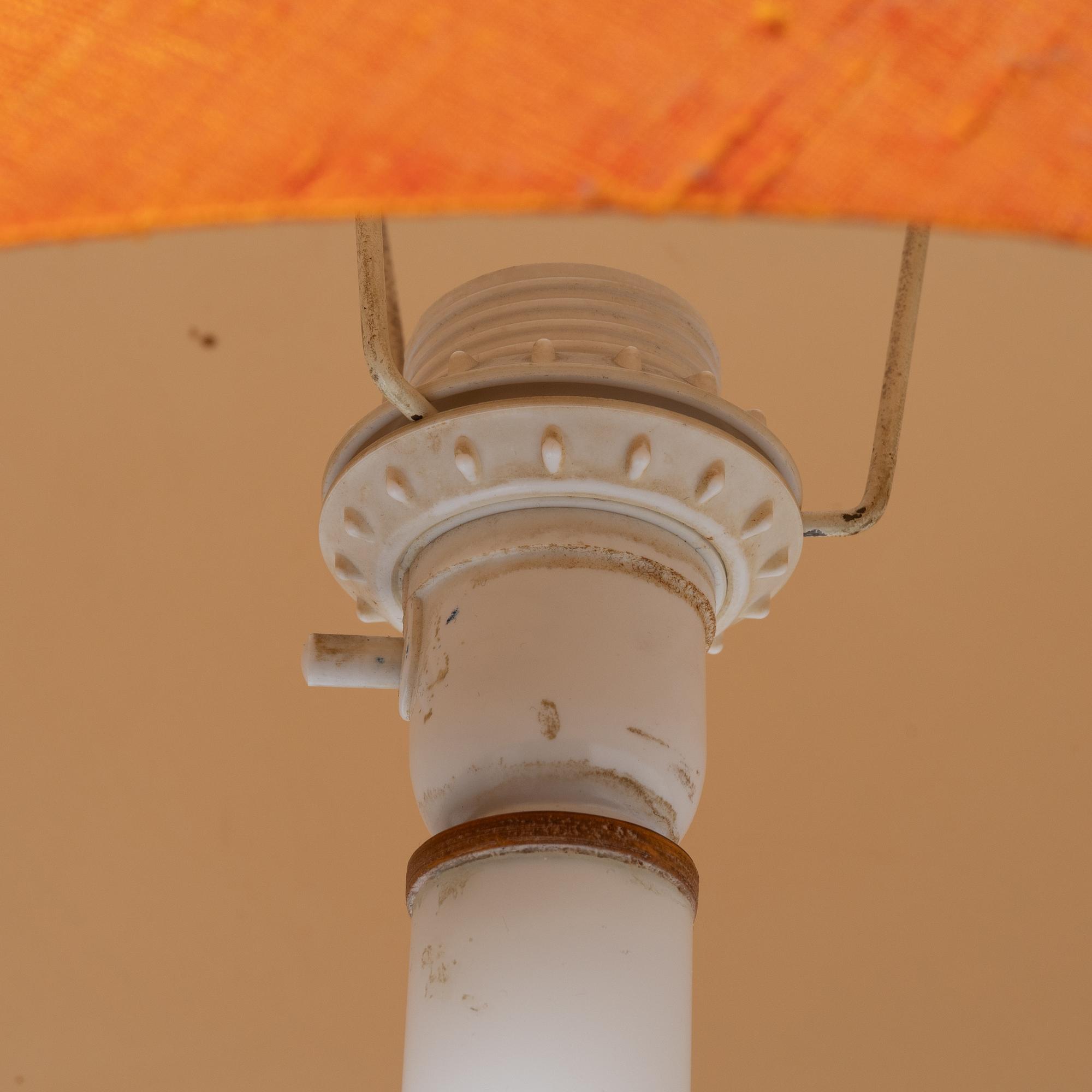 Bordslampor, 3 st, Bergboms, 1900-talets andra hälft.