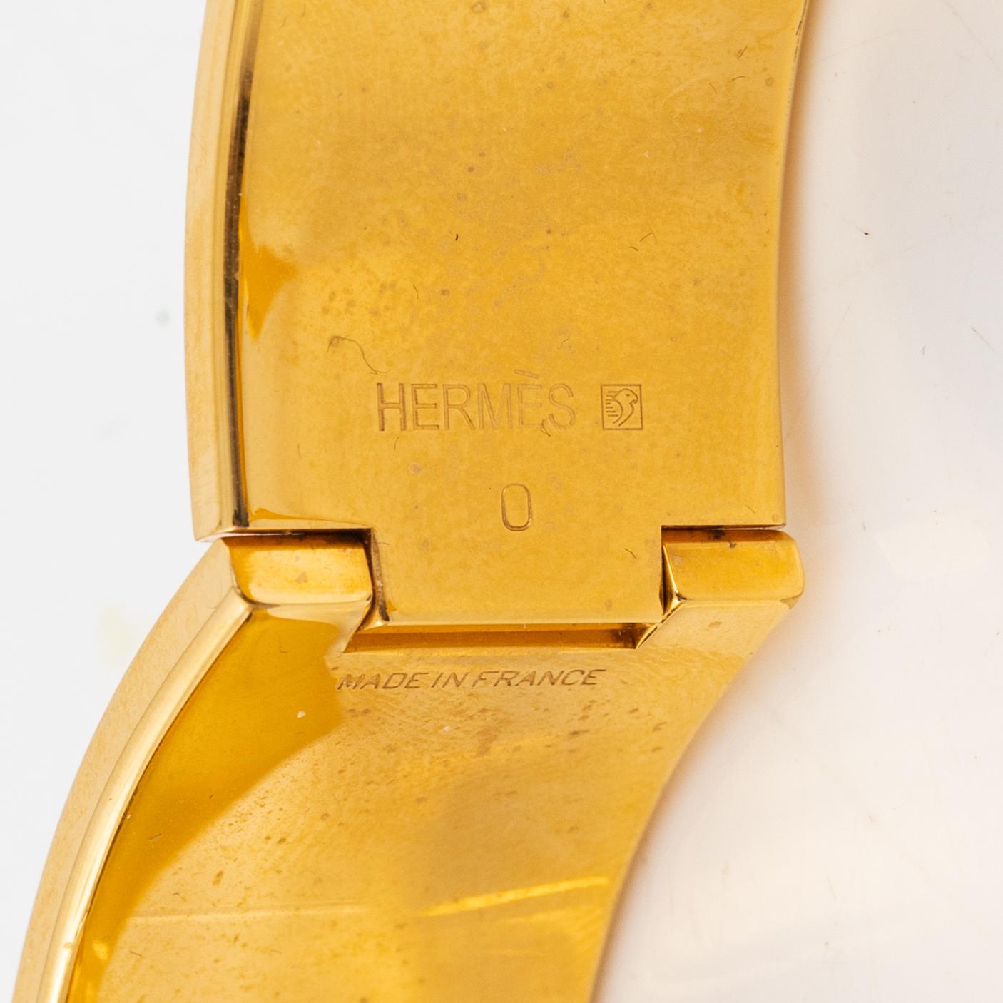 Hermès, "Clic H" PM bracelet.