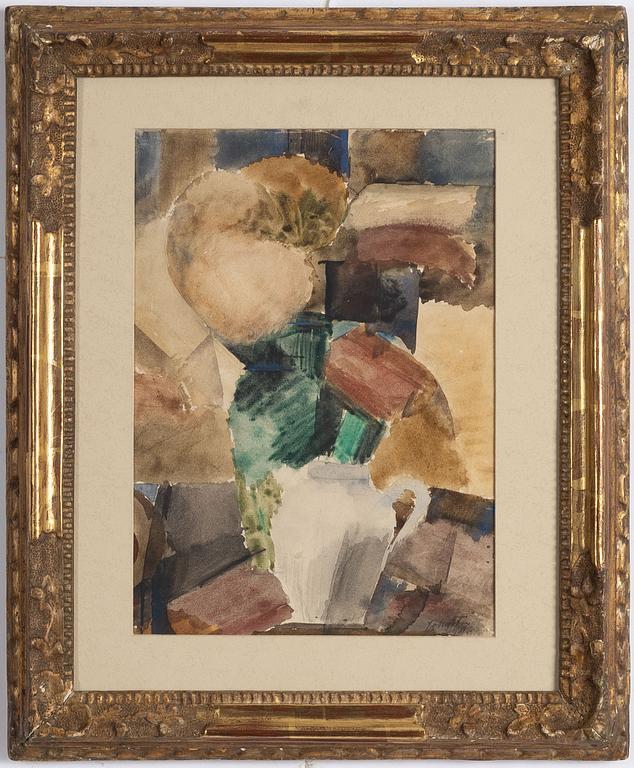 Kalle Hedberg, Fjällandskap med fäbod.