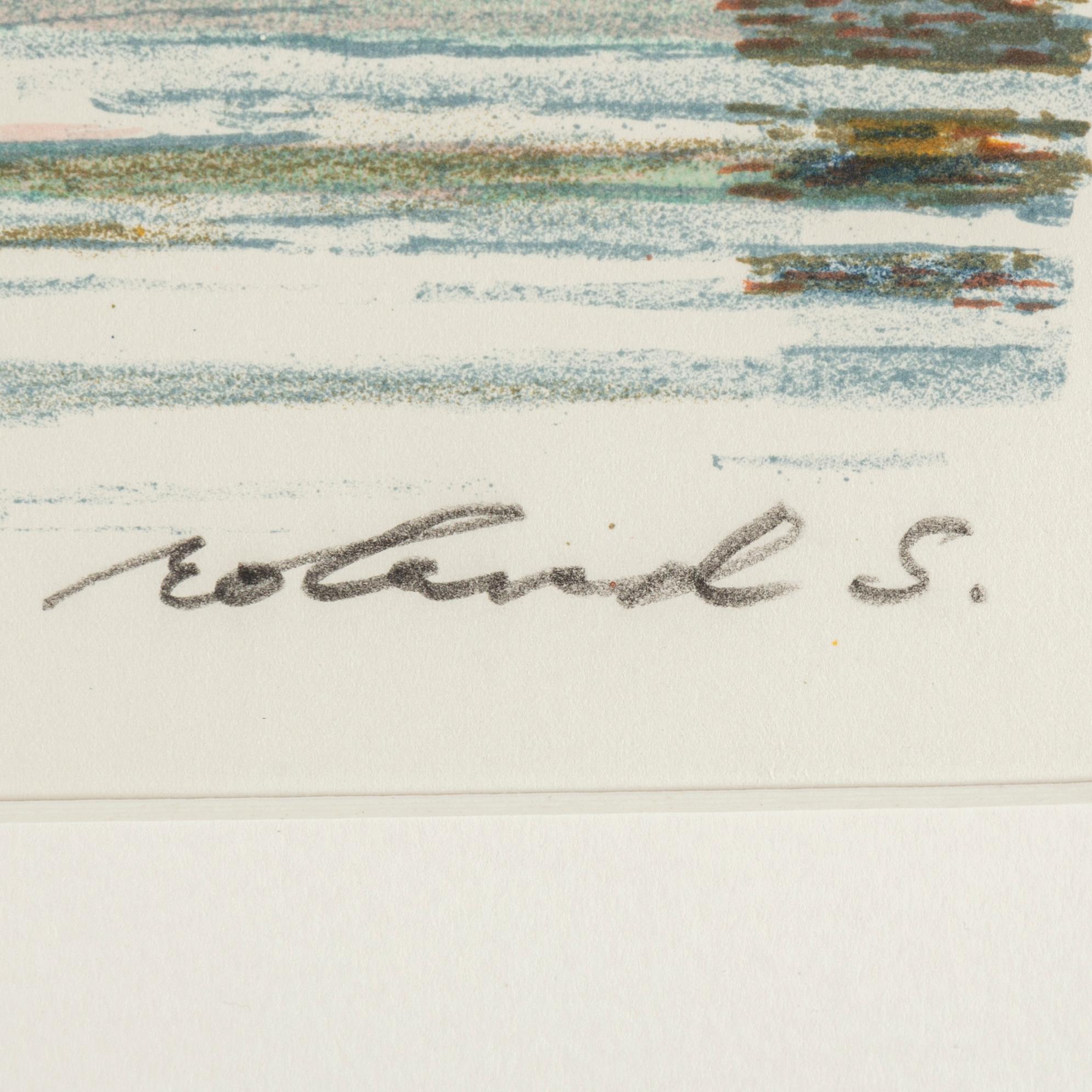 ROLAND SVENSSON, lithograph in colours, signed 294/350.