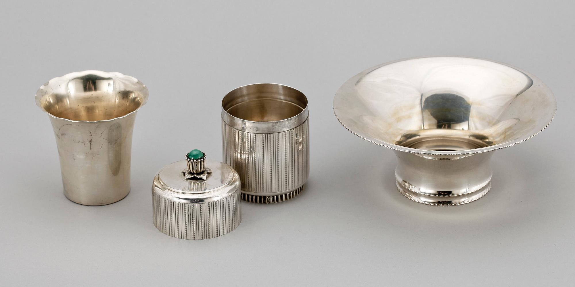 PARTI SILVER, 3 delar. 1900-tal.