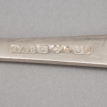 Jacob Ängman, a silver cutlery, 'Rosenholm', GAB (24 pieces).
