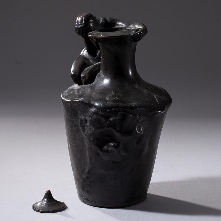 VILLE VALLGREN, skulptur, brons, signerad och daterad 1982.