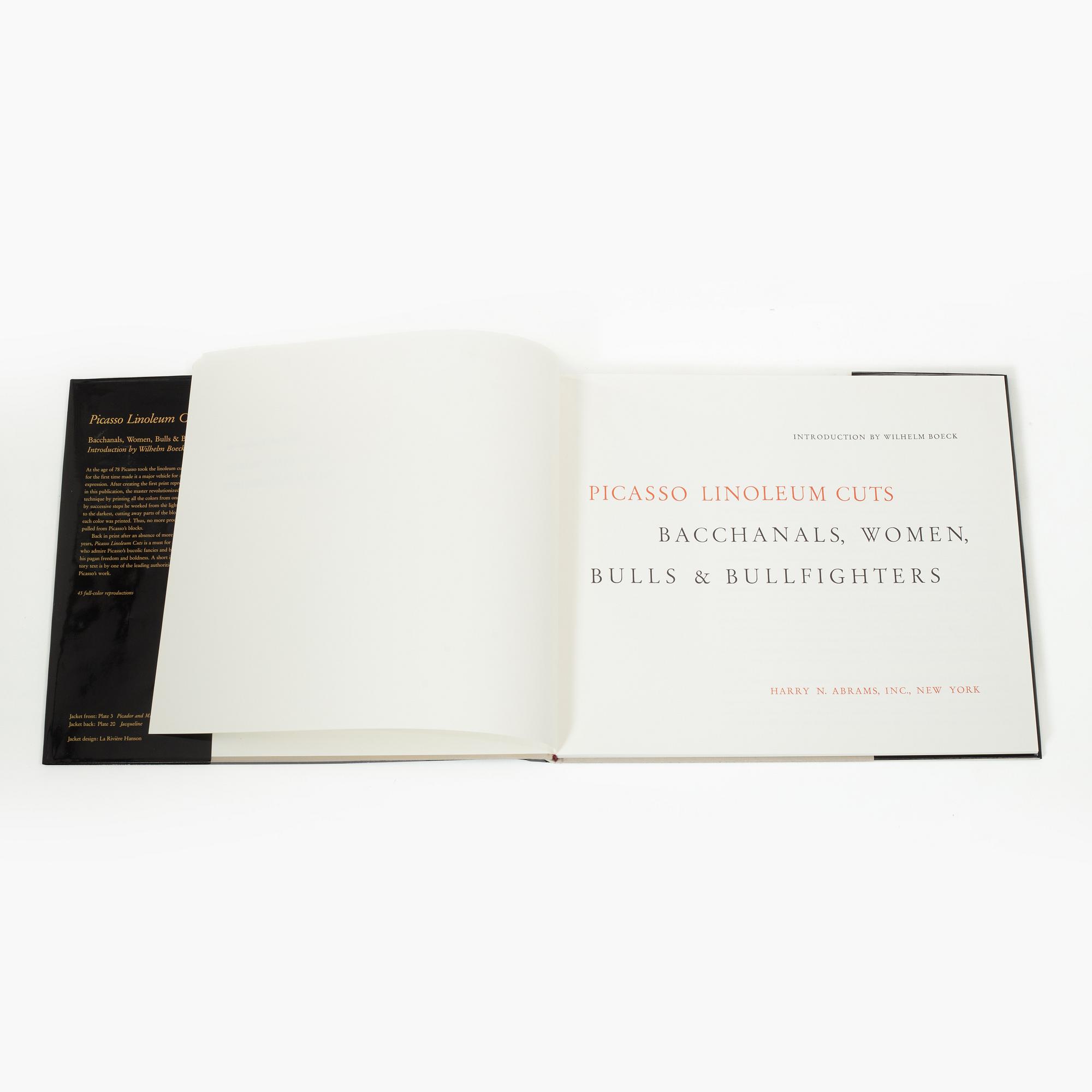 Art books, 3 pcs, Picasso Linoleum Cuts, Braque Lithographe, and André Masson - The Complete Graphic Work, vol 1.