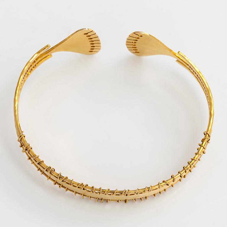 Tapio Wirkkala, a 14K gold "Viking bracelet" for Westerback, Helsinki 1967.