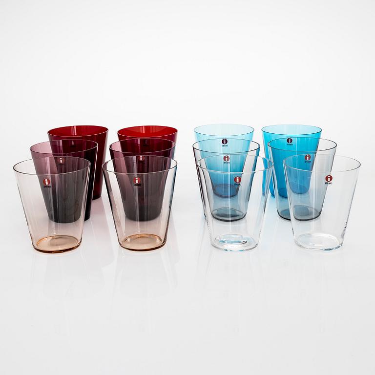 Kaj Franck, a 12-piece set of 100th anniversary 'Kartio' tumblers, Iittala 2011.