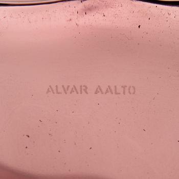 ALVAR AALTO, VASER, 2 st, signerade Alvar Aalto. Iittala 1900-talets slut.