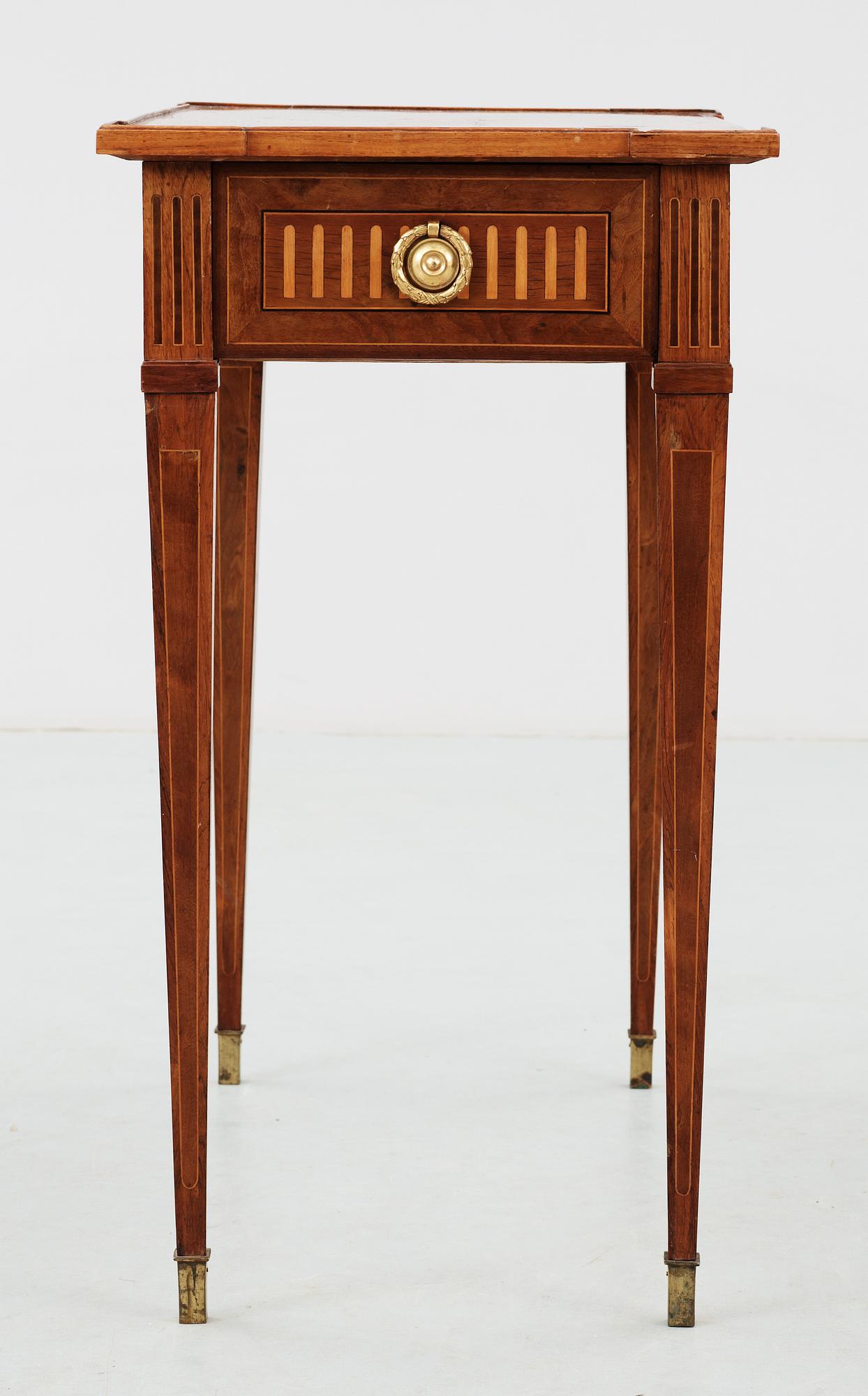 A Gustavian table by Georg Haupt (master 1770-1784), not signed.