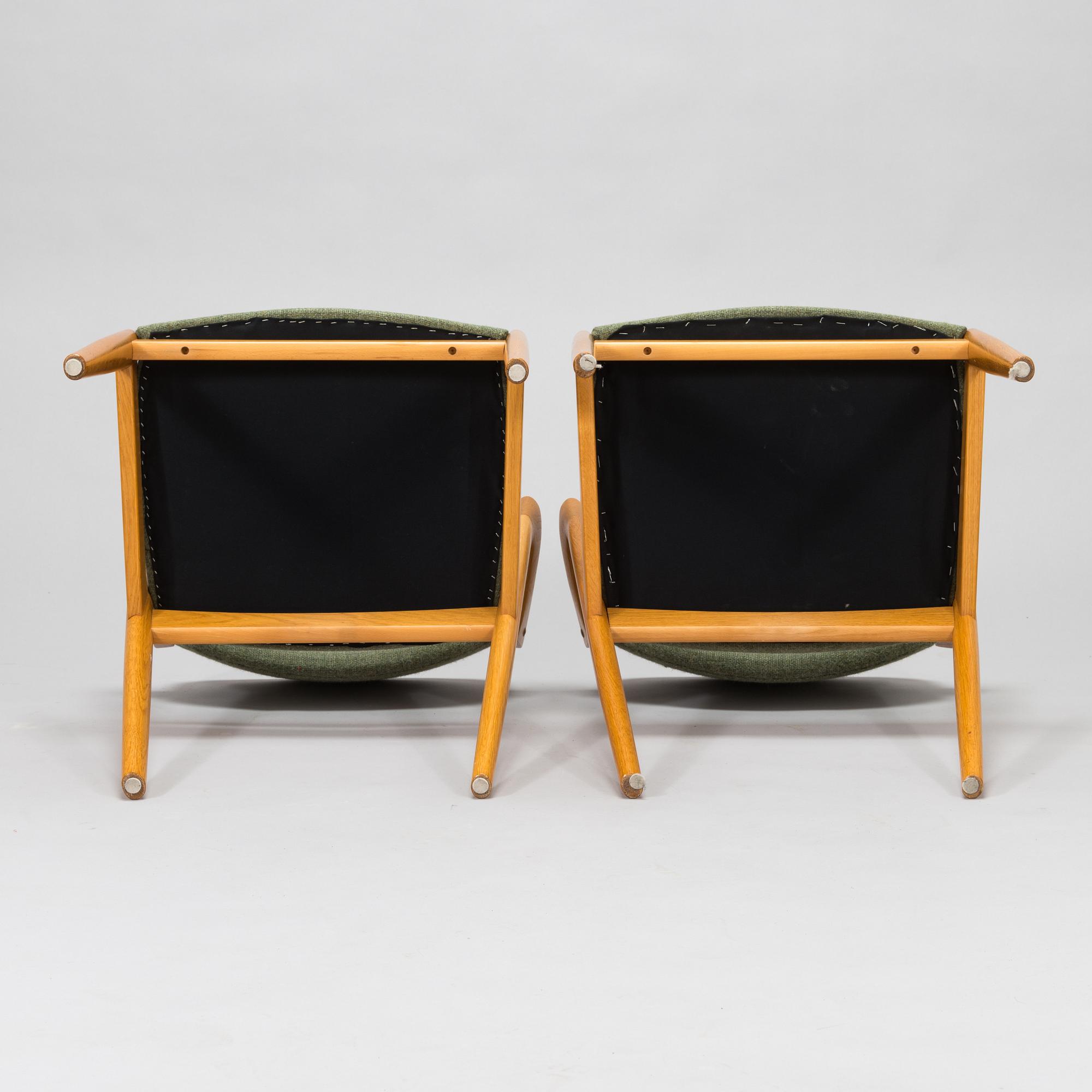 Kai Kristiansen, A set of four 'Z-chair' chairs, Denmark, 1960's.
