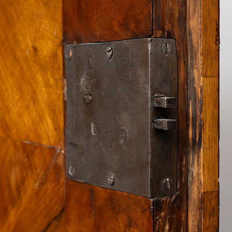 A rococo parquetry cabinet, Stockholm, later part 18th century.