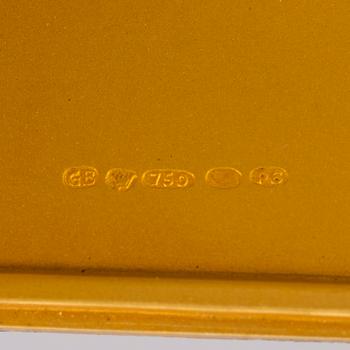 A CIGARETTE CASE, 18K gold. Georg Buchert, Helsinki Finland 1944.