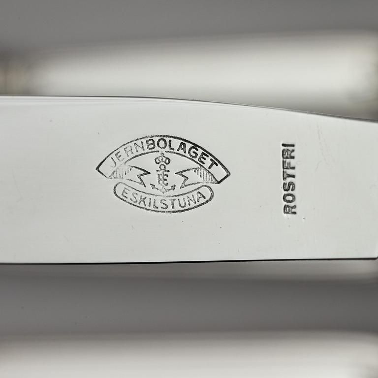 An Italian 20th century 188+3 pieces silver cutlery set, marks of Società Italiana Argenti di Pordenone.