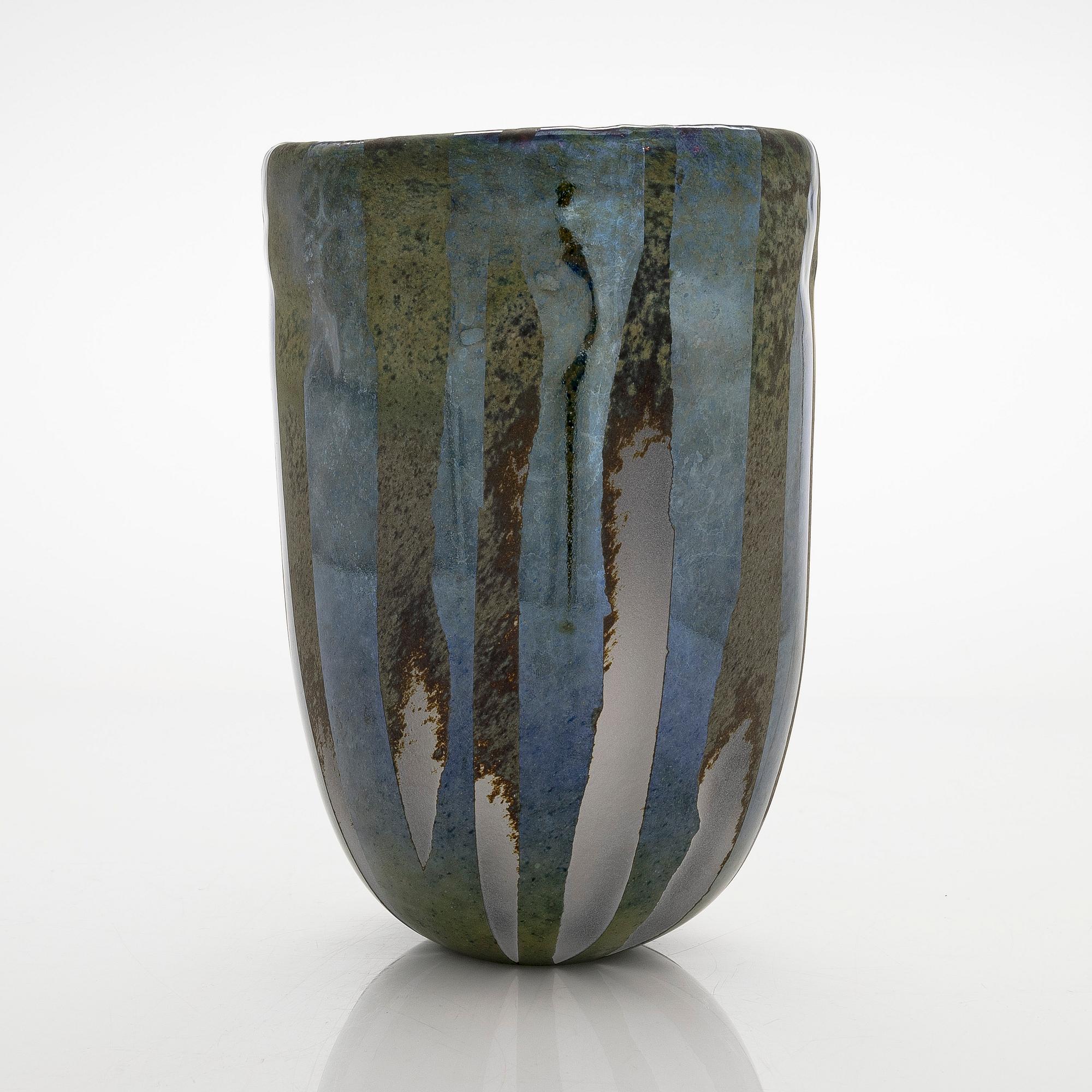 Tiina Nordström, an art glass signed Tiina Nordström, Iittala 1995.