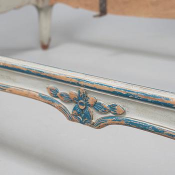 Two headboards and two bedfeet, Louis XV 18th century.