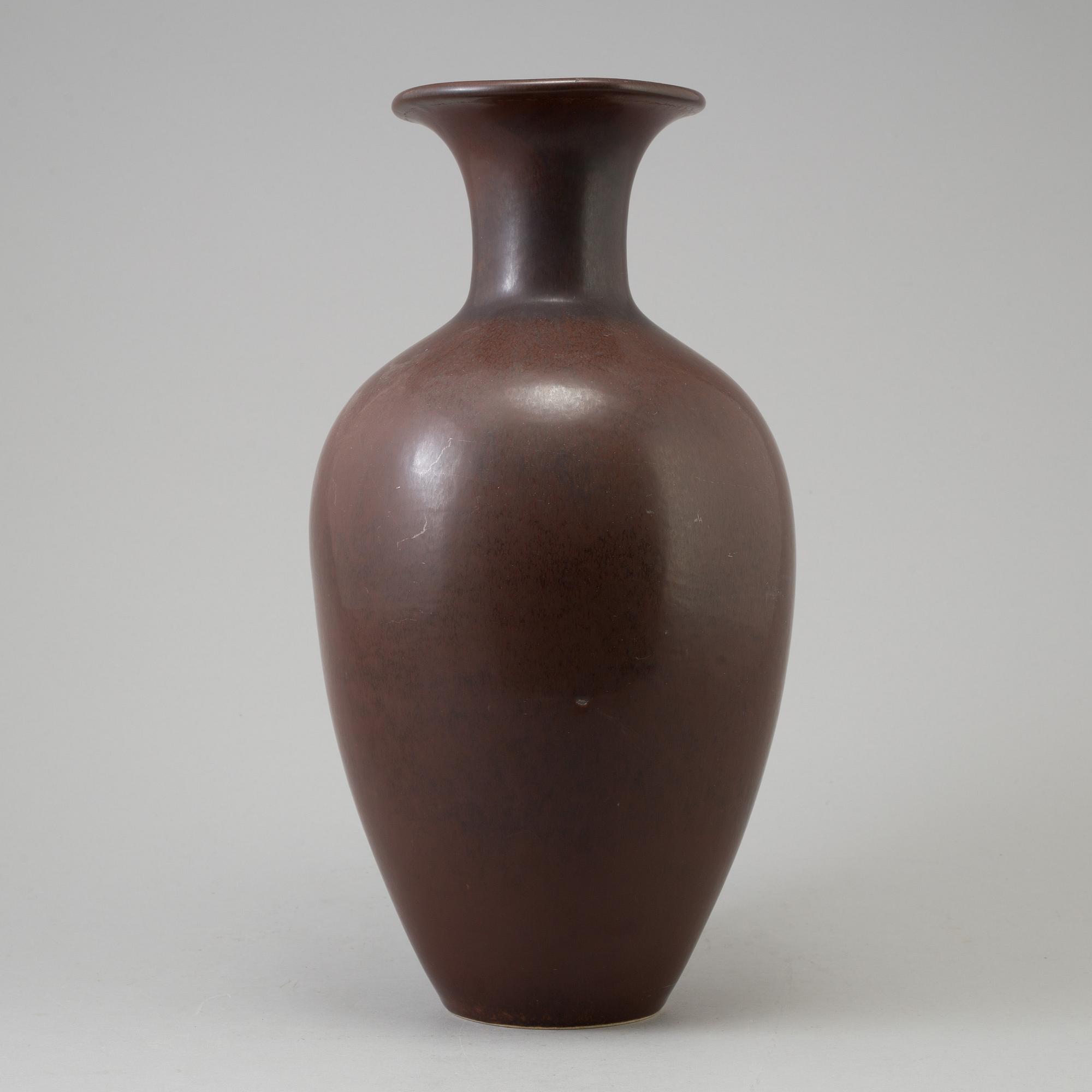 Gunnar Nylund Stoneware floor vase from Rörstrand.