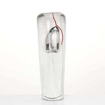 Bengt Edenfalk, a unique glass sculpture, Kosta Boda, Sweden.