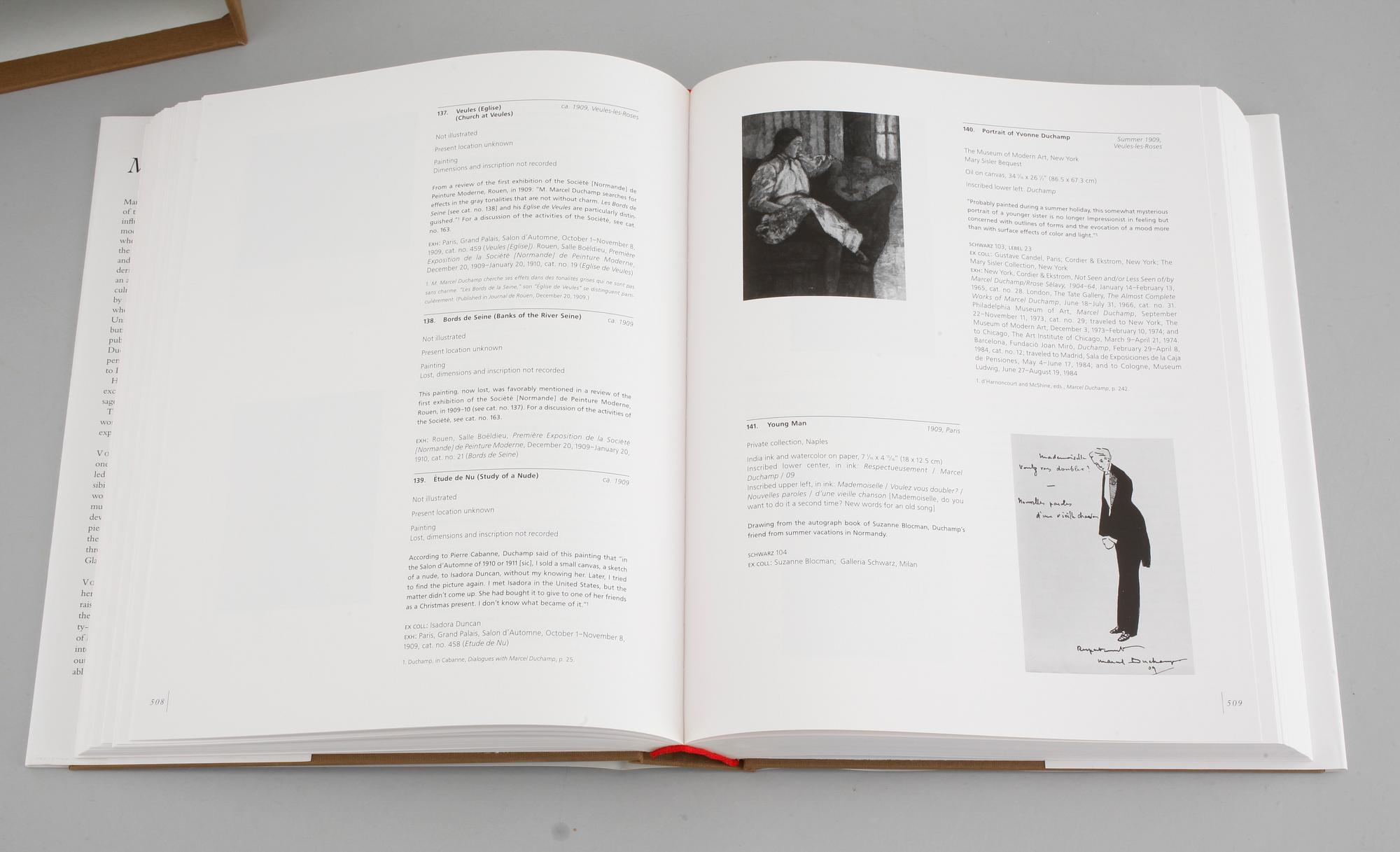 ARTURO SCHWARTZ, vol I, II "The complete works of Marcel Duchamp", expanded version, Thames and Hudson, London, 1997.