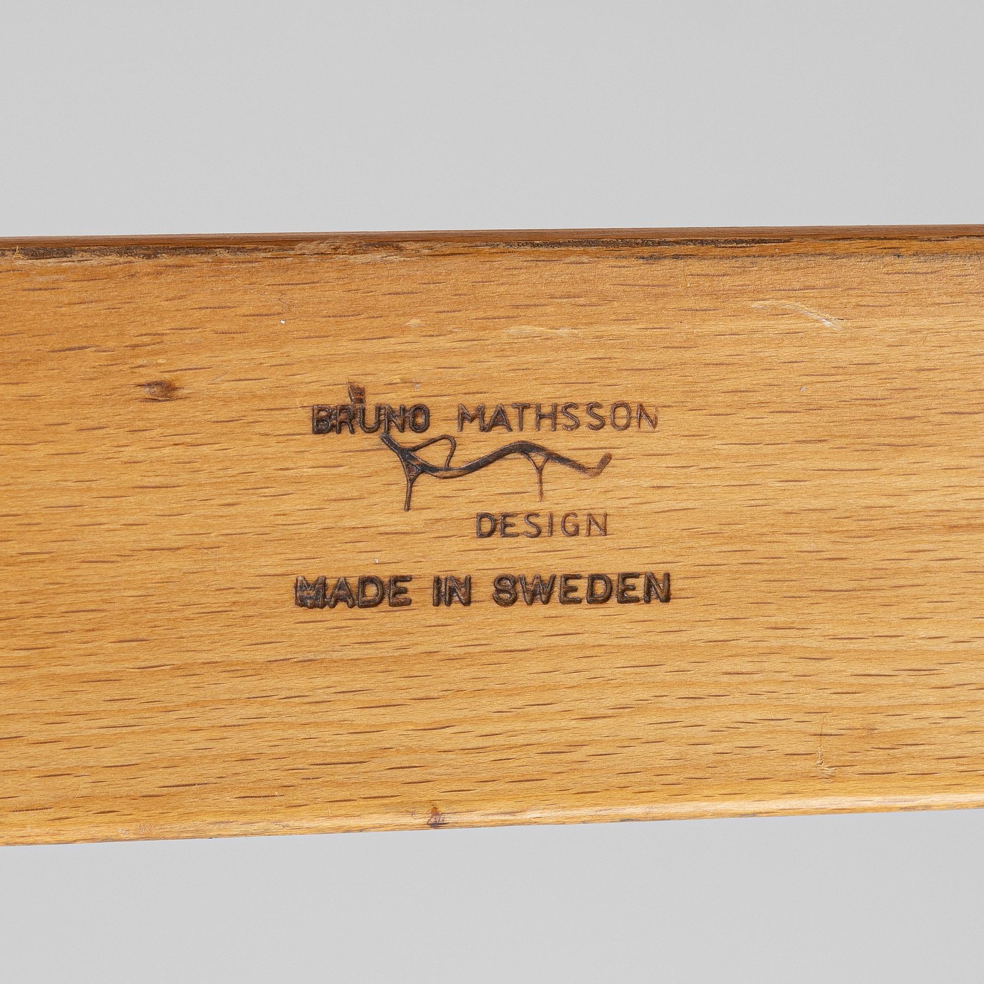 Bruno Mathsson, an 'Eva' armchair, Firma Karl Mathsson, Värnamo, 1961.