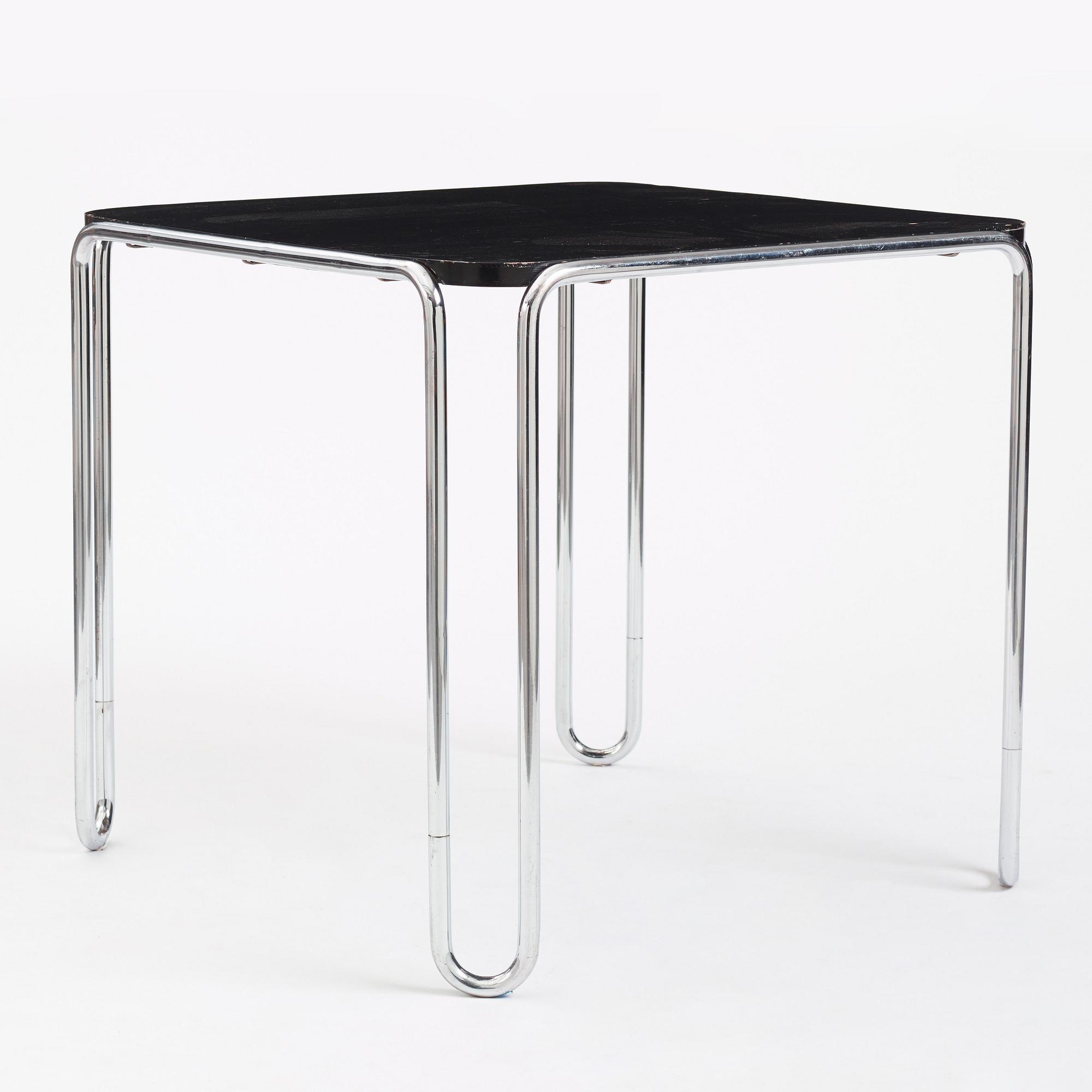 Marcel Breuer, a table, model "B10",  Thonet ca 1927-1930.