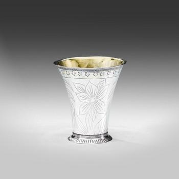 499. A FINNISH SILVER BEAKER.