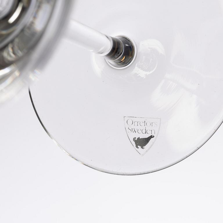 Erika Lagerbielke, 16 wineglasses, "Merlot 45 cl", Orrefors.