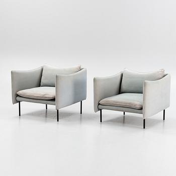 Andreas Engesvik, a pair of 'Tiki' easy chairs, Fogia.