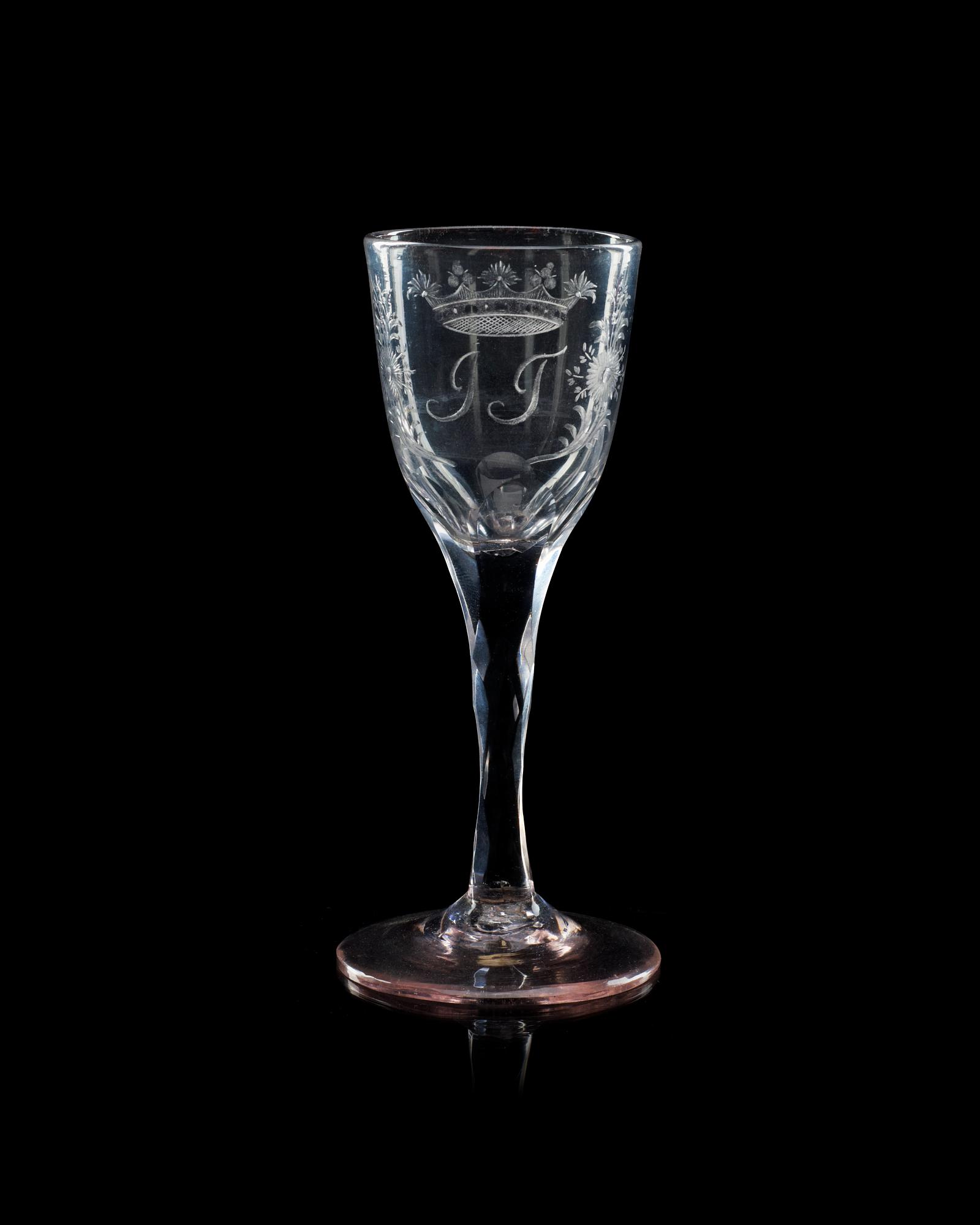VINGLAS. England, 1700-talets slut.
