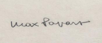 Max Papart, 2 pcs, carborundum etching, signed 1V / XV.