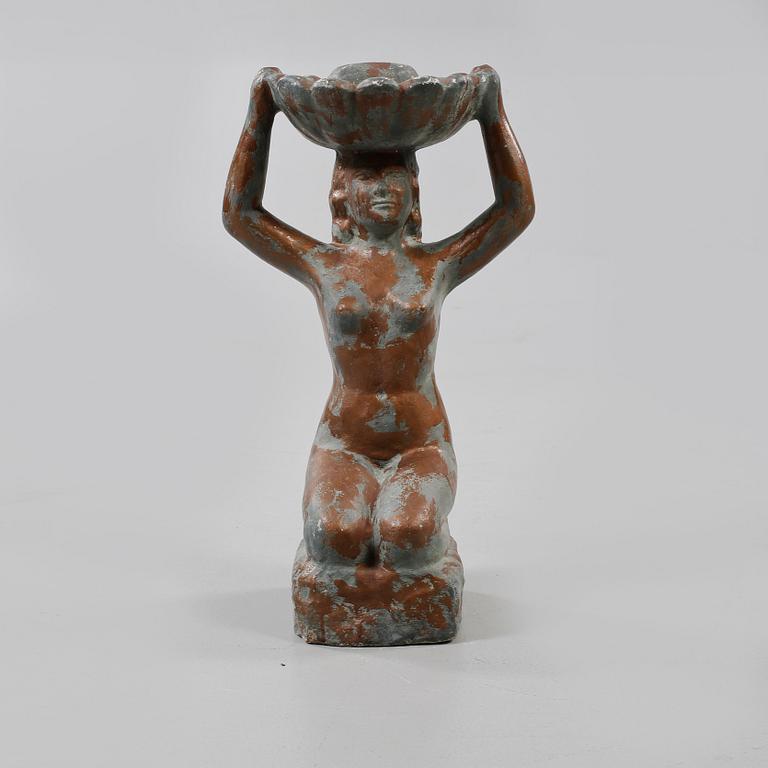 FONTÄNSKULPTUR, målad stenmassa, 1900-talets andra hälft.