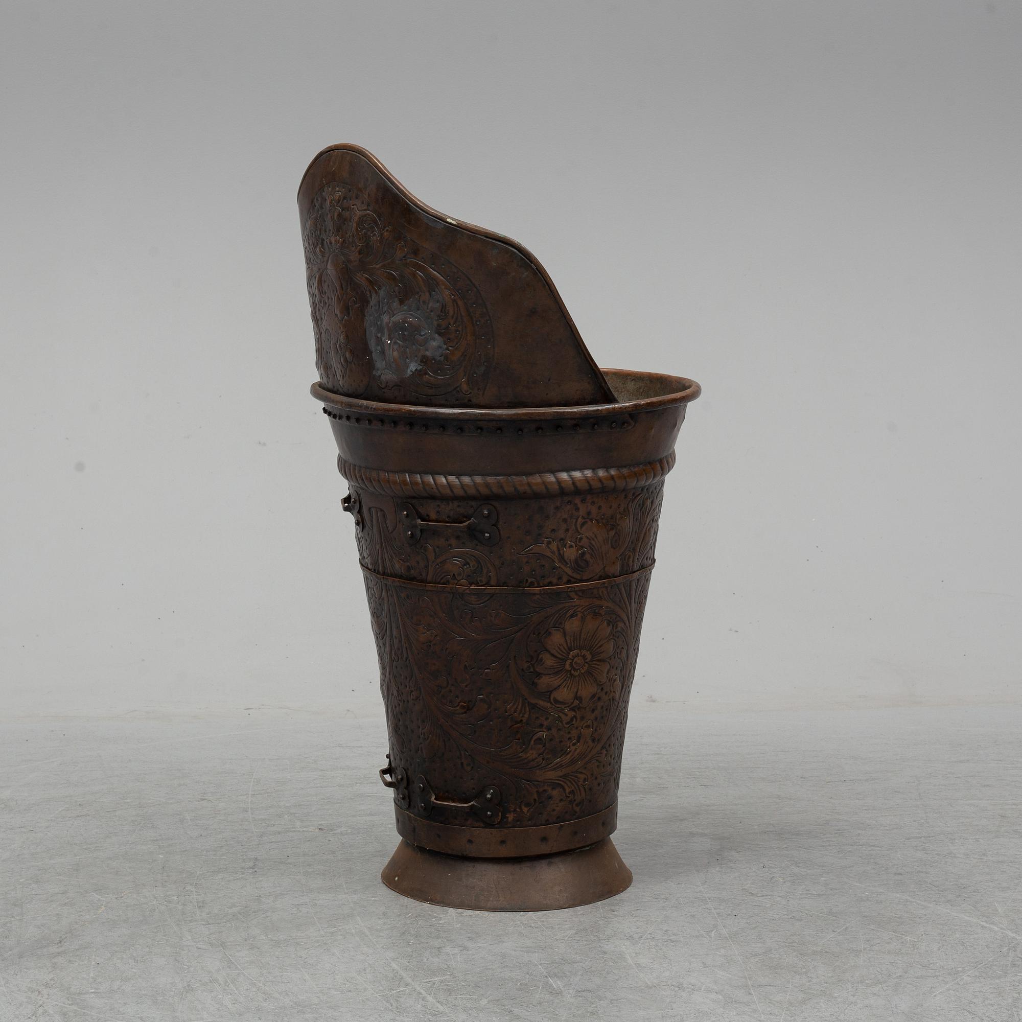 PARAPLYSTÄLL, koppar, 1800-tal.