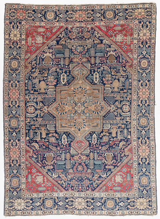 Rug, oriental, Afshar approx. 330 x 238 cm.