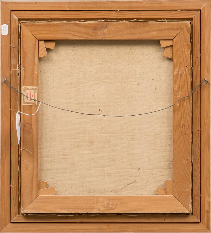 oil on canvas, signed.