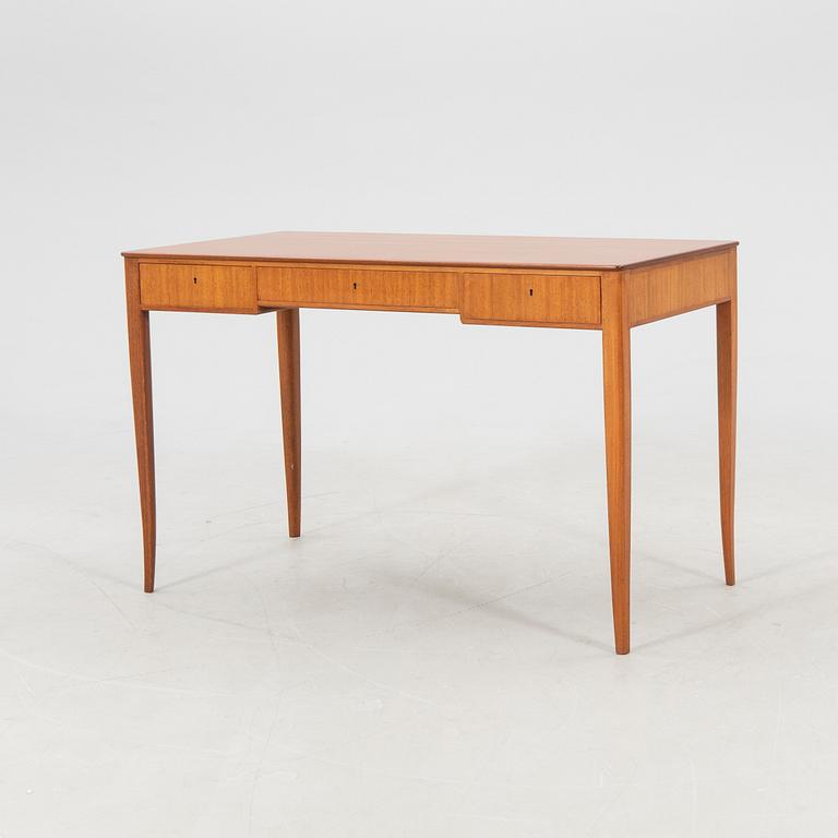 Carl Malmsten, "Nya Guldheden" writing desk, Åfors furniture factory, second half of the 20th century.