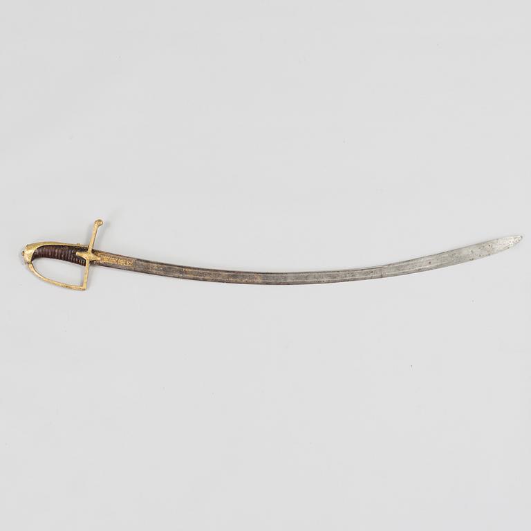 SABRE, marked Wira Bruk Anno 1762.