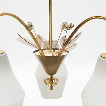 Paavo Tynell, taklampa, “K1-9/L”, Idman Oy, Finland, 1950-tal.