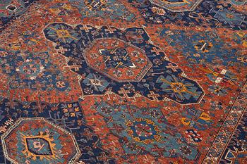 An antique Soumak carpet, East cucasus, c. 340 x 268 cm.