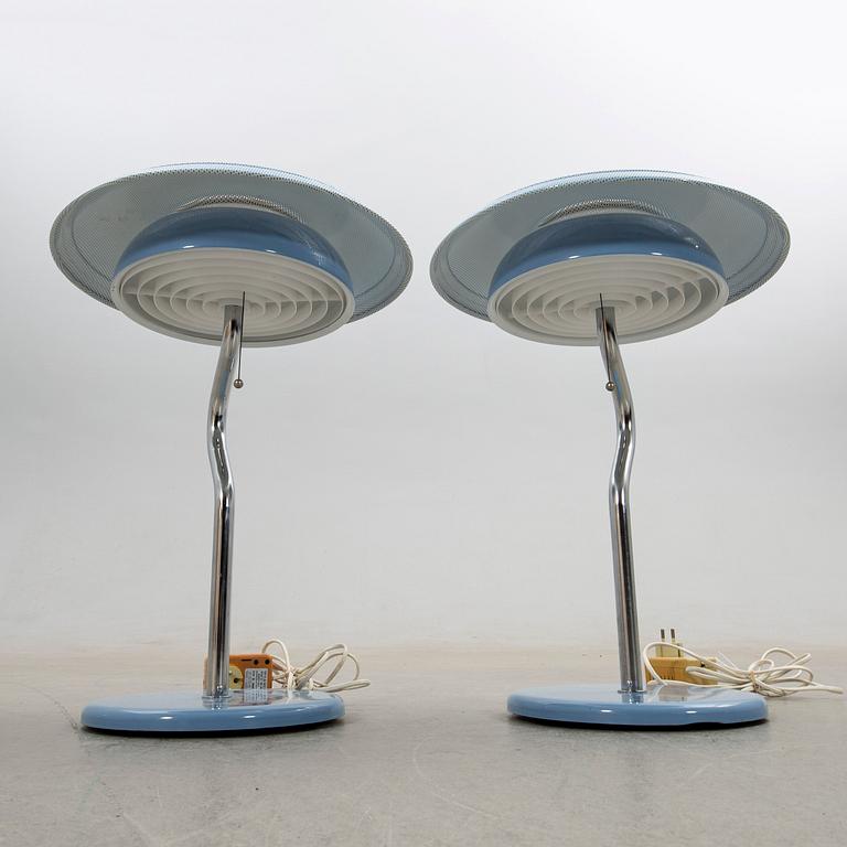 Table lamps, a pair, Hans Philip Zachau, "Softling", Ateljé Lyktan, designed in 1982.