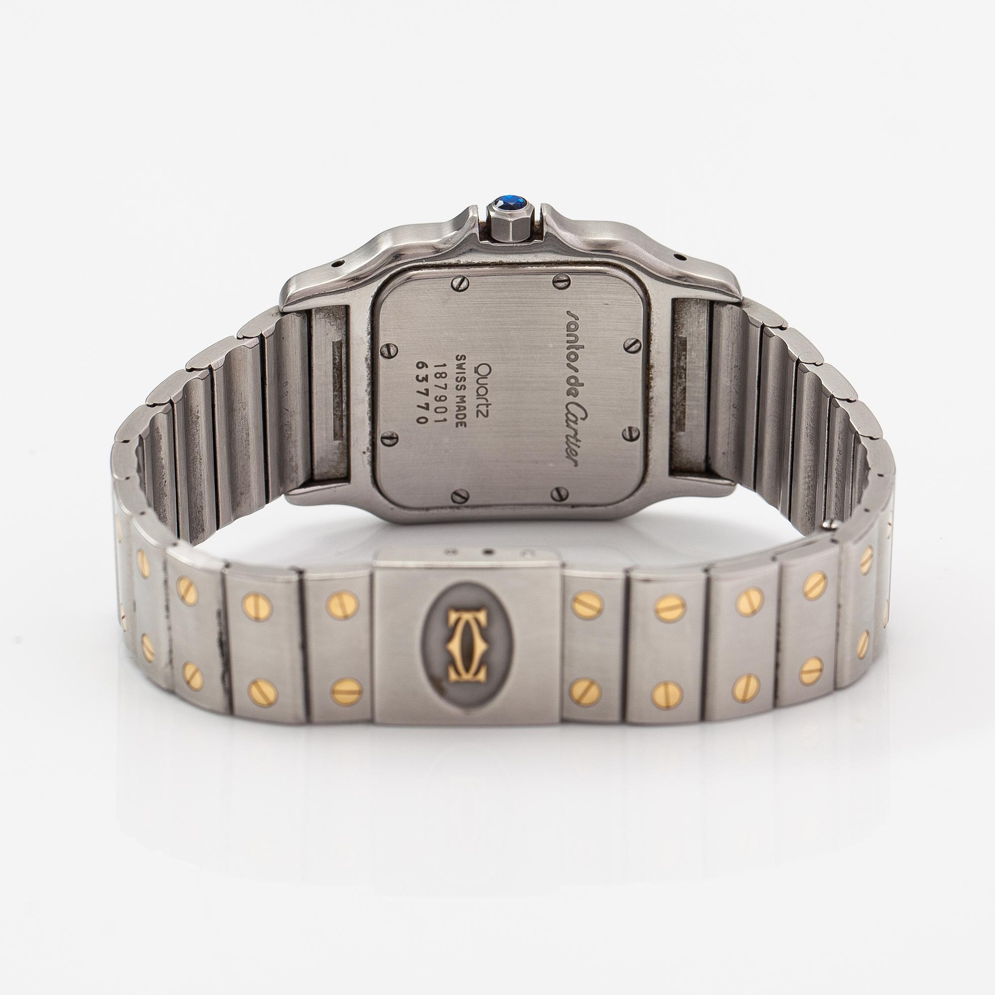 Cartier, Santos, wristwatch, 29 mm.