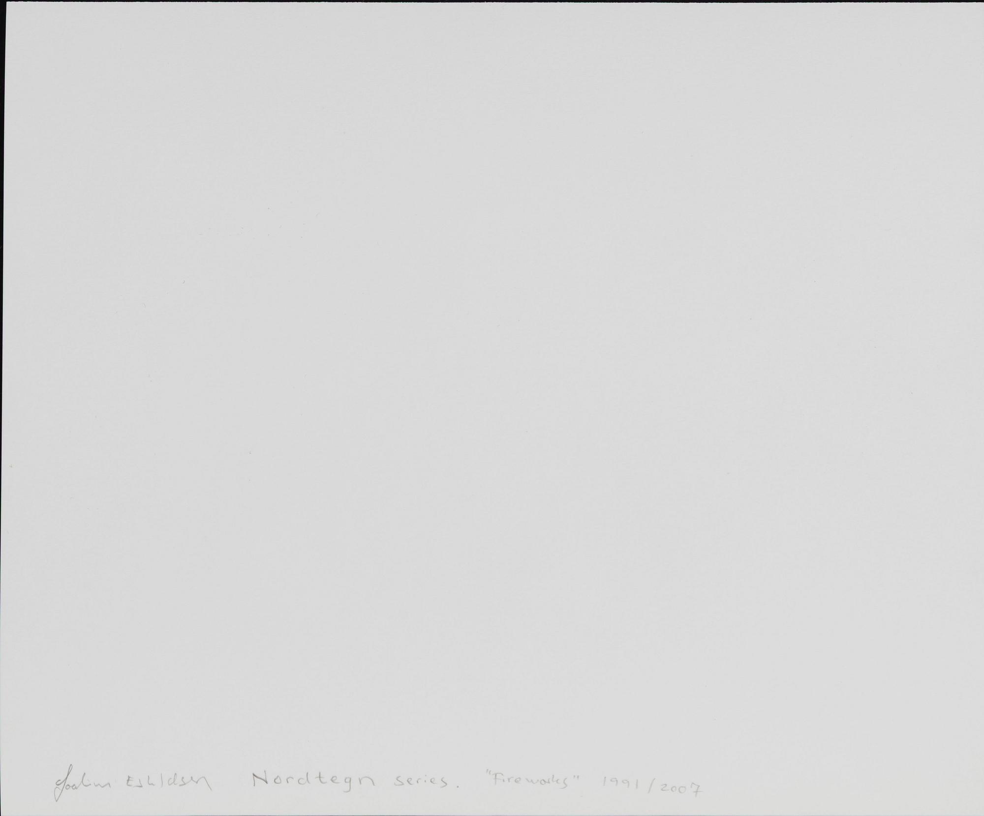 Joakim Eskildsen, "Fireworks", 1991.