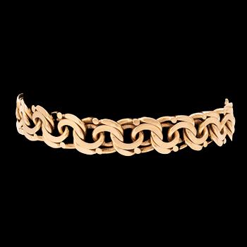Armband Bismarck-länk 18K guld.
