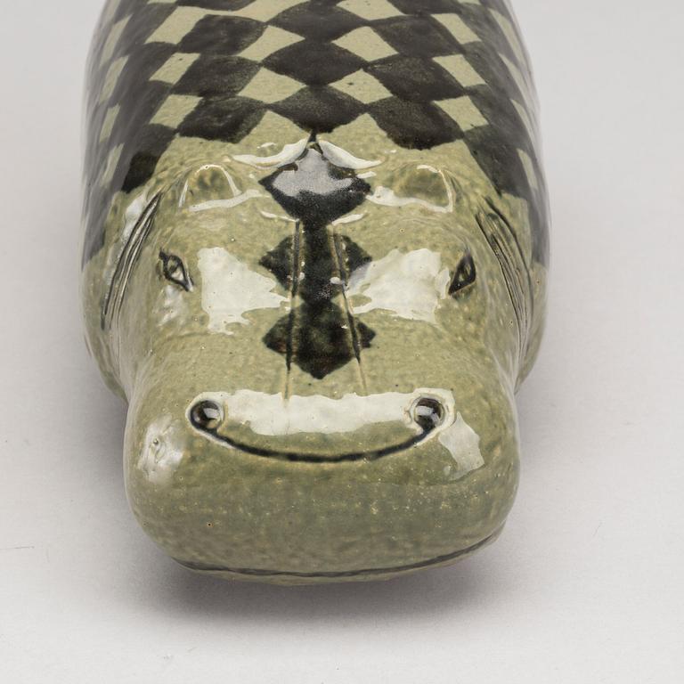 LISA LARSON, figurin ur serien "Stora Zoo" Gustavsberg 1958-67 glaserat stengods.