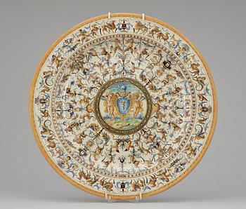 599. An Italian faience charge 19th Century.