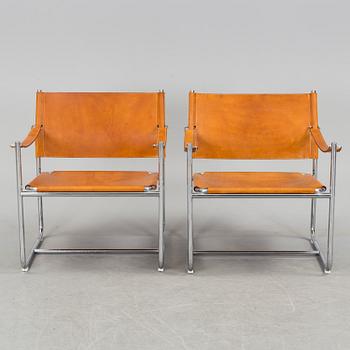 A pair of"Amiral" easy chairs design Karin Mobring for IKEA, 1970s.