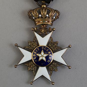 Order of the North Star, Sweden, bronze and enamel.